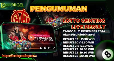 live draw lotto genting|Genting Toto .